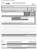 Form 8879-k - Kentucky Individual Income Tax Declaration For Electronic Filing - 2012