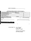 Employer's Quarterly Return Of License Fee Withheld - City Of Paducah, Kentucky