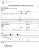 Form Au-409 - Transmittal Form For Submission Of Interest Income Information