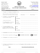 Form Va-1 - Application For Voluntary Association