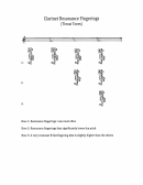 Clarinet Resonance Fingerings, Scales And Exercises Printable pdf