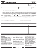 California Form 100-we - Water's-edge Election - 2004