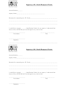 Agency I.d. Card Request Form