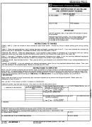 Fillable Form 22-6553d-1 - Monthly Certification Of On-The-Job And Apprenticeship Training Printable pdf
