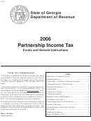 Georgia Form 700 - Partnership Tax Return - 2006