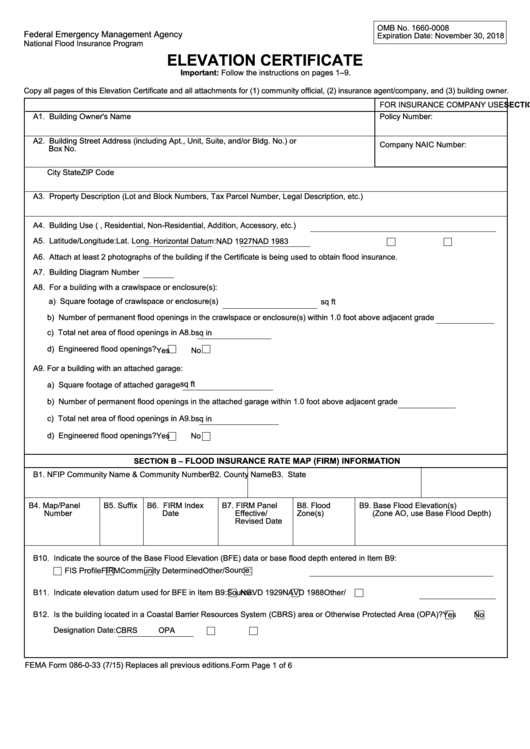 fillable-fema-form-086-0-33-elevation-certificate-u-s-department