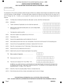 Form 8400r - Instructions For Preparing The Use Tax Return Motor Vehicle Purchases