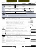 Fillable Form 540nr - California Nonresident Or Part-Year Resident Income Tax Return - 2003 Printable pdf