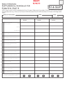 Form 514-sup Draft - Supplemental Schedule, Part 5 - 2013