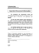Form Fc-029 - Important Document Information