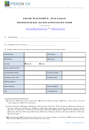 Fixlab Platform B - Mta Atomki Transnational Access Application Form Printable pdf