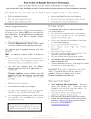 Form 1 - Request For Divorce (Complaint) Printable pdf