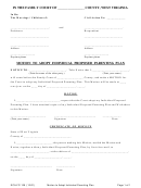 Form Sca-fc-129 - Motion To Adopt Individual Parenting Plan