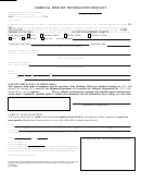 Form Chrd01 - Criminal History Information Request
