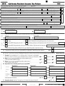 Form 540 - California Resident Income Tax Return - 2016