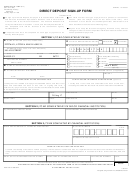 Standard Form 1199a (eg) - Direct Deposit Sign-up Form - Internal Revenue Service