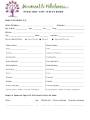 Pediatric New Client Form