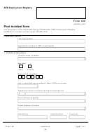 Form 14d - Post Incident Form