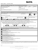 Fillable Enrollment - Change Form - Metlife Form Printable pdf