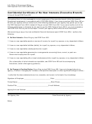 Oge Optional Form 450-a - Confidential Certificate Of No New Interests (executive Branch)