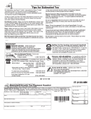 Form It-2105-mn - Estimated Income Tax Payment Voucher - 2004