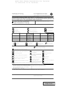 Msha Form 5000-23 - Certificate Of Training