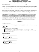 Disability Benefits Questionnaire - Initial Post Traumatic Stress Disorder (ptsd)