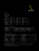 Clothing Size Chart - Xenses-shop