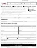Request For Transcripts / Statement Of Grades Form