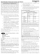 Arizona Form 140 - Resident Personal Income Tax Return - 2010
