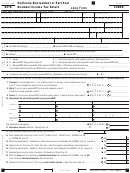 Form 540nr - California Nonresident Or Part-year Resident Income Tax Return - 2016