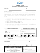 Request For Gpa Adjustment Form