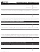 Ps Form 5980 - Treatment Verification For Wounded Warriors Leave - Usps Form