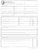 Form Sos/np-30 - Notary Public Application - California Secretary Of State