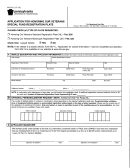 Form Mv-914 - Application For Honoring Our Veterans Special Fund Registration Plate