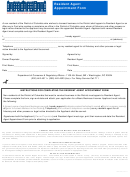 Resident Agent Appointment Form - Department Of Consumer & Regulatory Affairs
