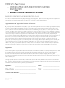 Form Adv (paper Version) - Uniform Application For Investment Adviser Registration And Report By Exempt Reporting Advisers