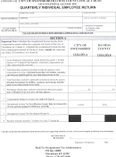 Form Ru-1q - Quarterly Individual Employee Return - City Of Owensboro