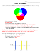 Fillable Color Assignment With Answers Printable pdf