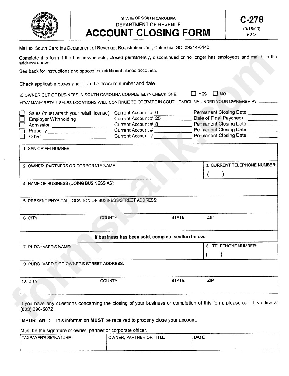 form-c-278-account-closing-form-printable-pdf-download