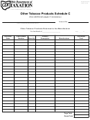 Form Otp-5 - Other Tobacco Products Schedule C