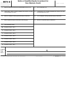 Fillable Form 8874-A - Notice Of Qualified Equity Investment For New Markets Credit Printable pdf