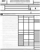 Form 8697 - Interest Computation Under The Look-back Method For Completed Long-term Contracts