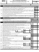 Fillable Form 4972 - Tax On Lump-Sum Distributions - 2017 Printable pdf