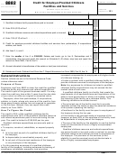 Form 8882 - Credit For Employer-provided Child Care Facilities And Services