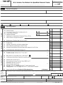 Fillable Form 1041-Qft - U.s. Income Tax Return For Qualified Funeral Trusts - 2017 Printable pdf