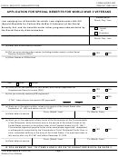 Form Ssa-2000-f6 - Application For Special Benefits For World War Ii Veterans