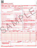 Form Cms-1500 - Health Insurance Claim Form - Sample