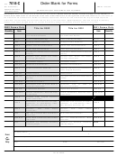 Form 7018-c - Order Blank For Forms
