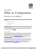 Form 656-l - Offer In Compromise (doubt As To Liability)